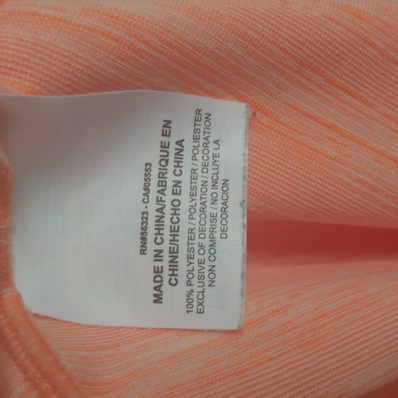 The Nike Tee Athletic Cut Dri-Fit Shirt in Orange - Women's Large - Picture 5 of 5